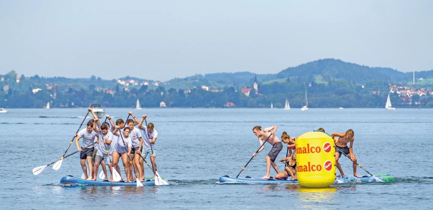 Voller Körpereinsatz: Impressionen vom feucht-fröhlichen SUP-Challenge-Tages unseres GU-Wohnbau Voller Körpereinsatz: Impressionen vom feucht-fröhlichen SUP-Challenge-Tages unseres GU-Wohnbau